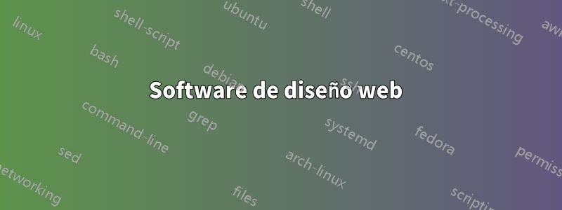 Software de diseño web 