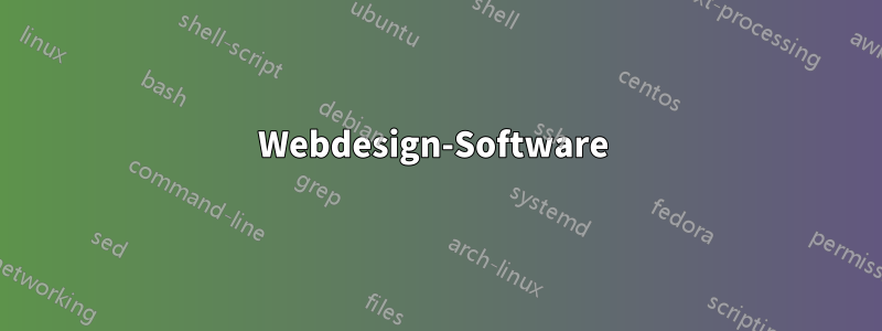 Webdesign-Software 