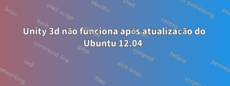 Unity 3d não funciona após atualização do Ubuntu 12.04 