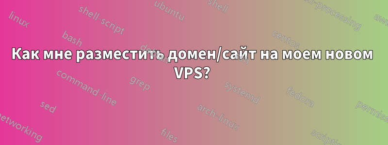 Как мне разместить домен/сайт на моем новом VPS?