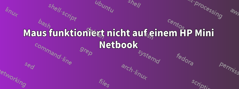 Maus funktioniert nicht auf einem HP Mini Netbook