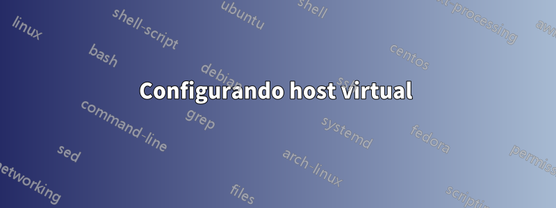 Configurando host virtual