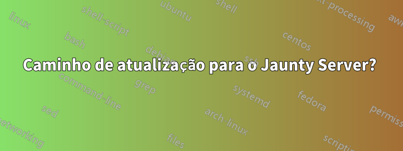 Caminho de atualização para o Jaunty Server?