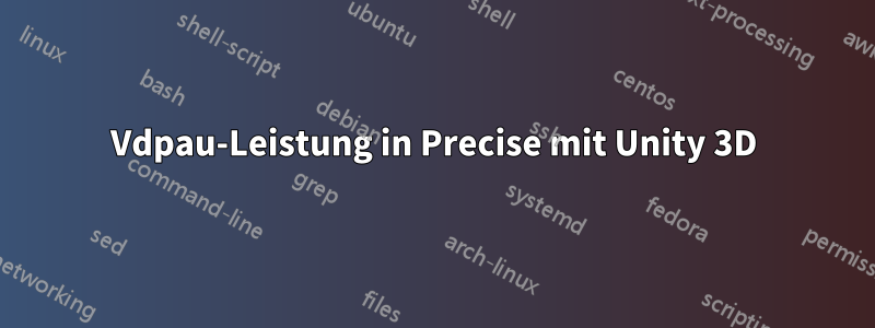 Vdpau-Leistung in Precise mit Unity 3D