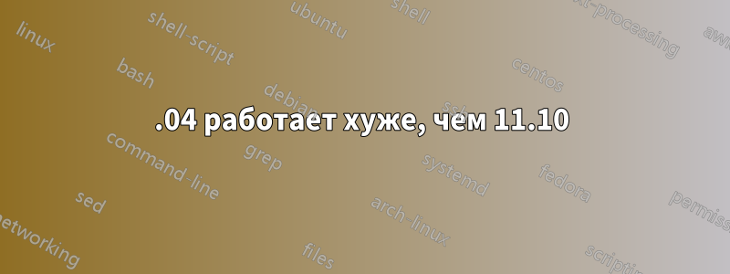 12.04 работает хуже, чем 11.10