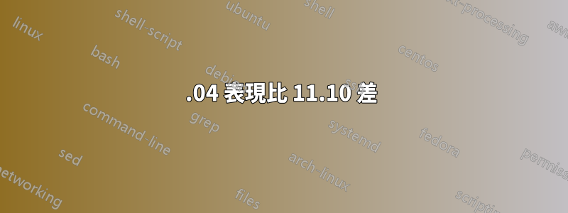 12.04 表現比 11.10 差
