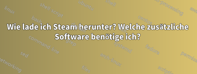 Wie lade ich Steam herunter? Welche zusätzliche Software benötige ich?