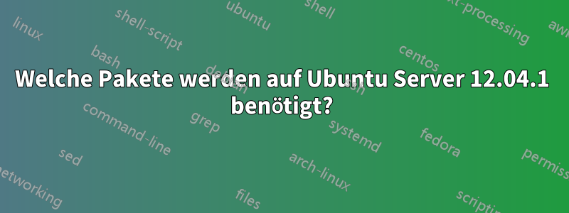 Welche Pakete werden auf Ubuntu Server 12.04.1 benötigt?