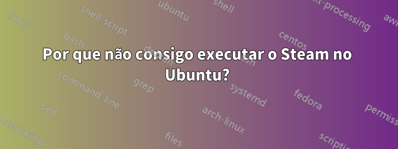 Por que não consigo executar o Steam no Ubuntu?
