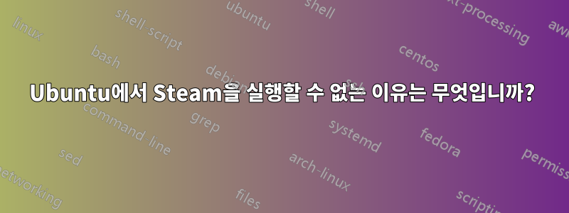 Ubuntu에서 Steam을 실행할 수 없는 이유는 무엇입니까?