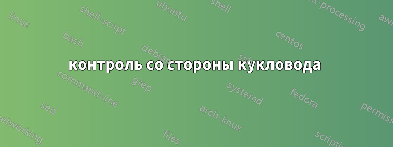 контроль со стороны кукловода