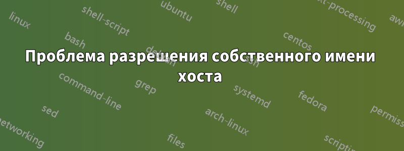 Проблема разрешения собственного имени хоста