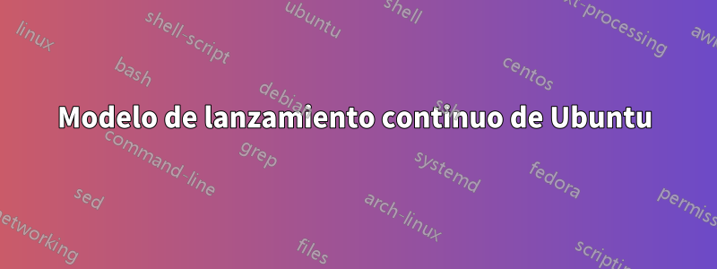 Modelo de lanzamiento continuo de Ubuntu