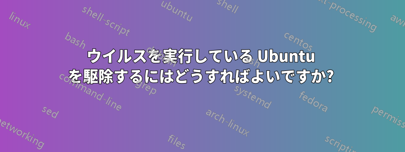 ウイルスを実行している Ubuntu を駆除するにはどうすればよいですか?