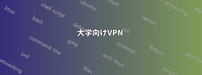 大学向けVPN