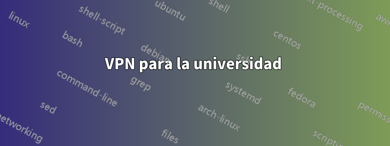 VPN para la universidad