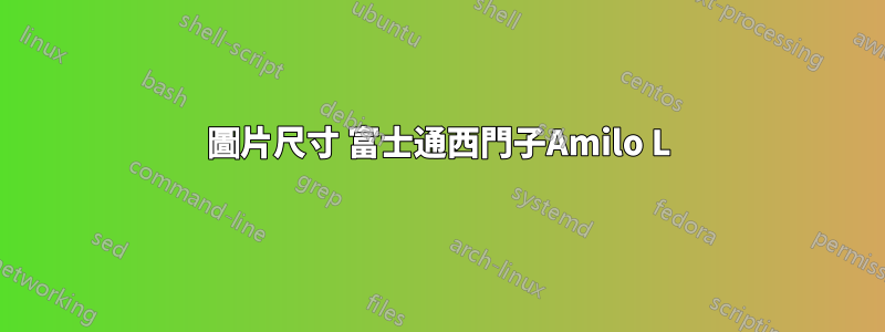 圖片尺寸 富士通西門子Amilo L