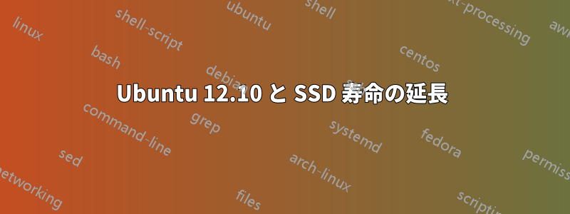 Ubuntu 12.10 と SSD 寿命の延長