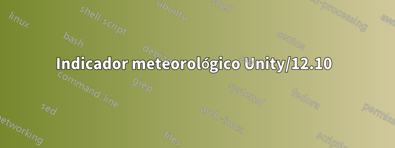 Indicador meteorológico Unity/12.10 