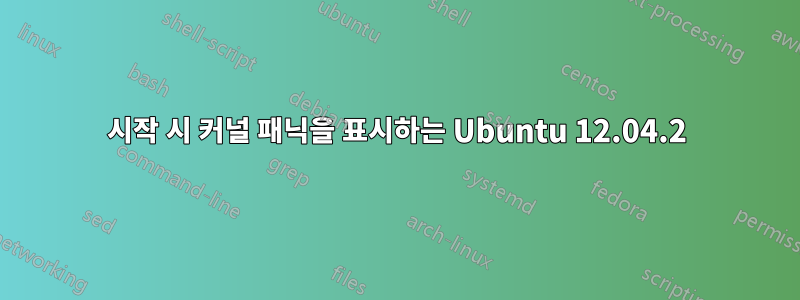 시작 시 커널 패닉을 표시하는 Ubuntu 12.04.2