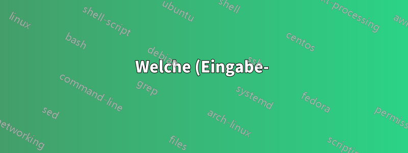 Welche (Eingabe-)Dateitypen kann ffmpeg konvertieren und in welche (Ausgabe-)Dateien?