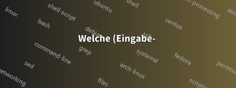 Welche (Eingabe-)Dateitypen kann avconv konvertieren und in welche (Ausgabe-)Dateien?