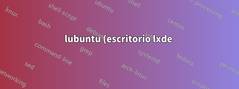 lubuntu (escritorio lxde): ¿hay algún notificador de dispositivo en el panel?