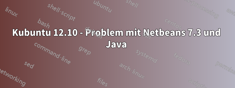 Kubuntu 12.10 - Problem mit Netbeans 7.3 und Java
