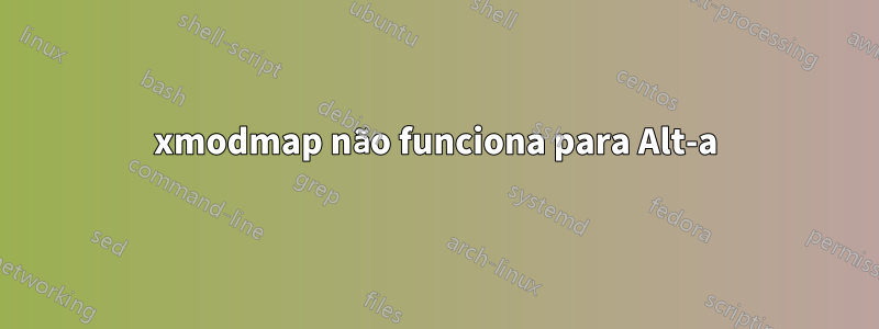 xmodmap não funciona para Alt-a