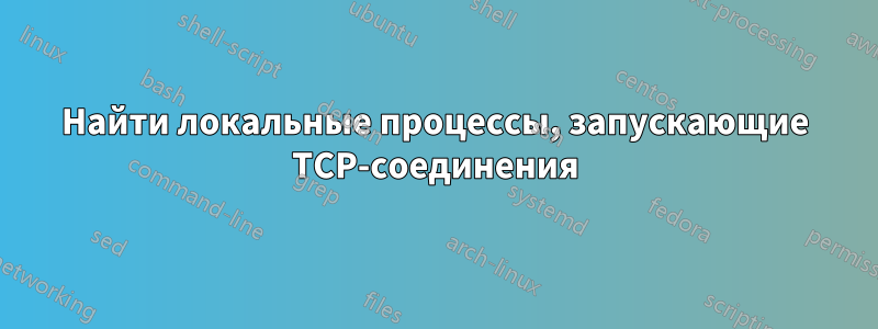 Найти локальные процессы, запускающие TCP-соединения
