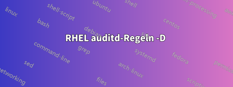 RHEL auditd-Regeln -D
