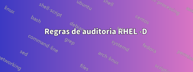Regras de auditoria RHEL -D