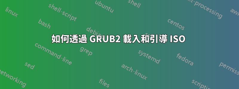 如何透過 GRUB2 載入和引導 ISO