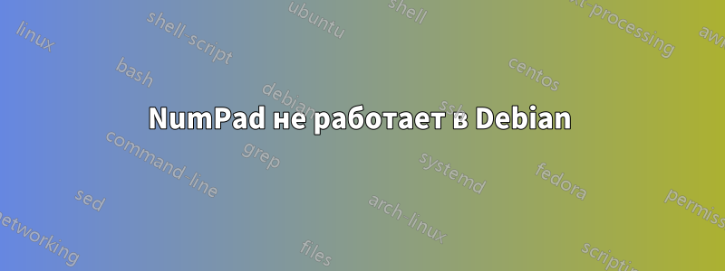 NumPad не работает в Debian