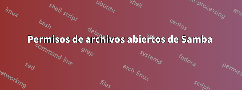 Permisos de archivos abiertos de Samba