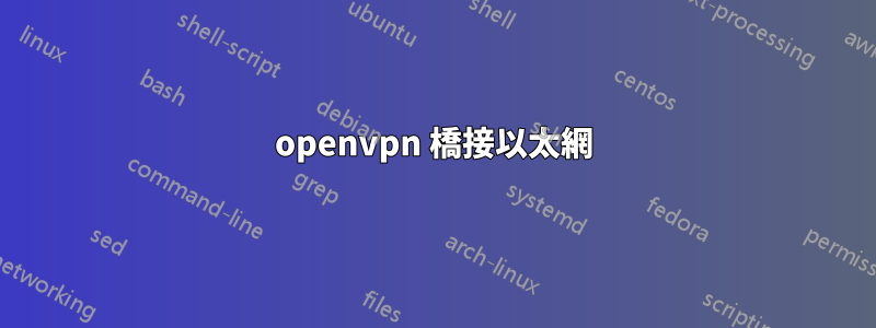 openvpn 橋接以太網