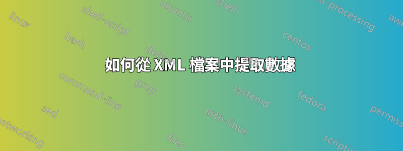 如何從 XML 檔案中提取數據