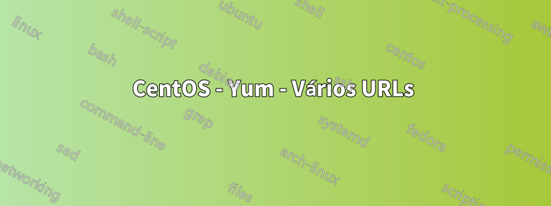 CentOS - Yum - Vários URLs