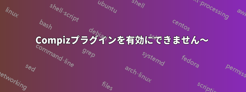 Compizプラグインを有効にできません〜