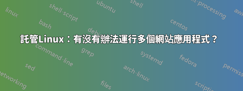 託管Linux：有沒有辦法運行多個網站應用程式？ 