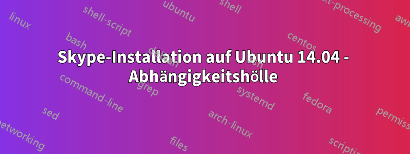 Skype-Installation auf Ubuntu 14.04 - Abhängigkeitshölle