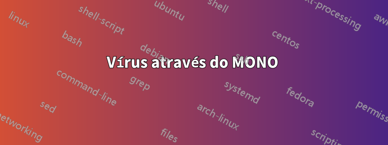 Vírus através do MONO