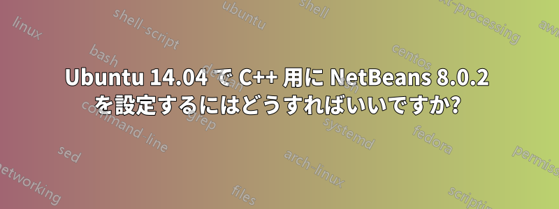 Ubuntu 14.04 で C++ 用に NetBeans 8.0.2 を設定するにはどうすればいいですか?