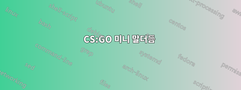 CS:GO 미니 말더듬