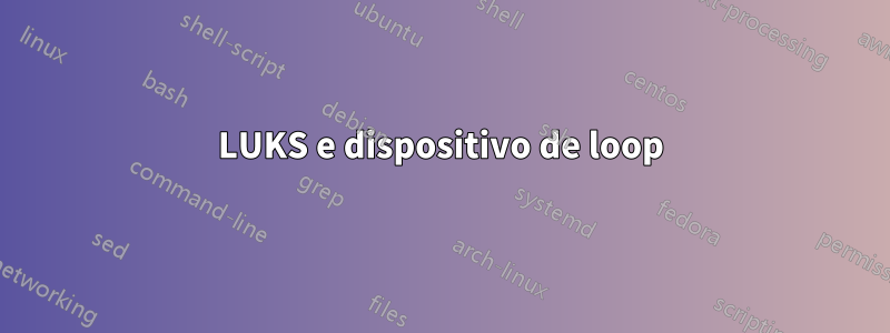 LUKS e dispositivo de loop