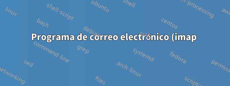 Programa de correo electrónico (imap) en Ubuntu touch
