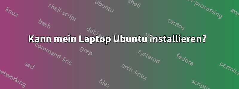 Kann mein Laptop Ubuntu installieren? 