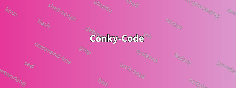 Conky-Code