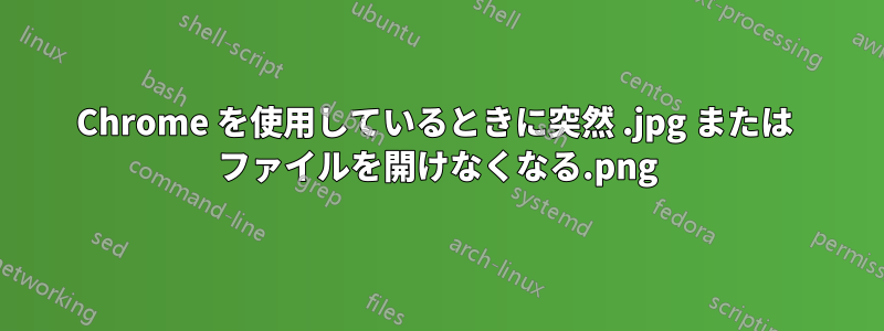 Chrome を使用しているときに突然 .jpg または .png ファイルを開けなくなる