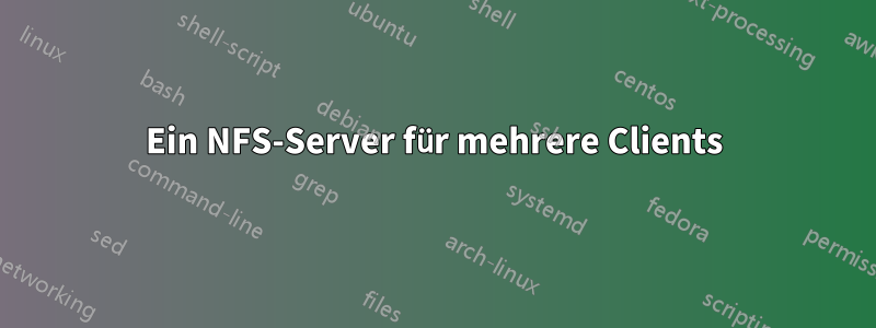 Ein NFS-Server für mehrere Clients